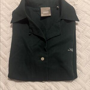 Kith Forest Green Collared Shirt